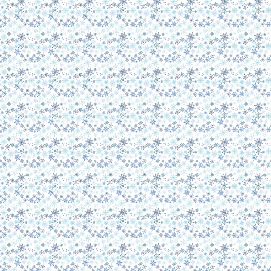 Itty Bitty Icey Snowflakes Pattern Acrylic Sheets - CMB Pattern Acrylic